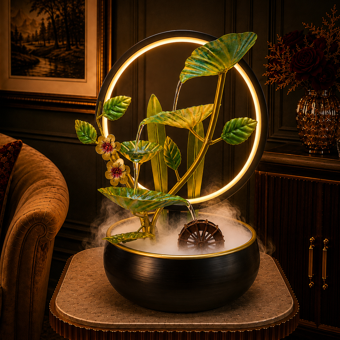Mystic Lotus Mist Fountain