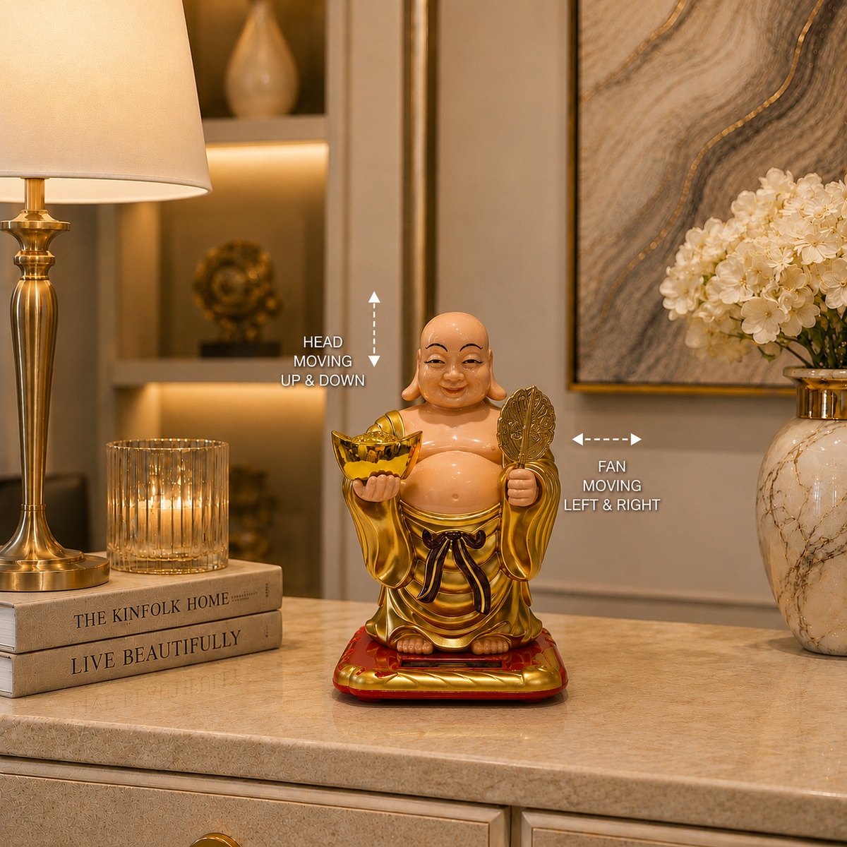 Radiant Blessings Solar Buddha