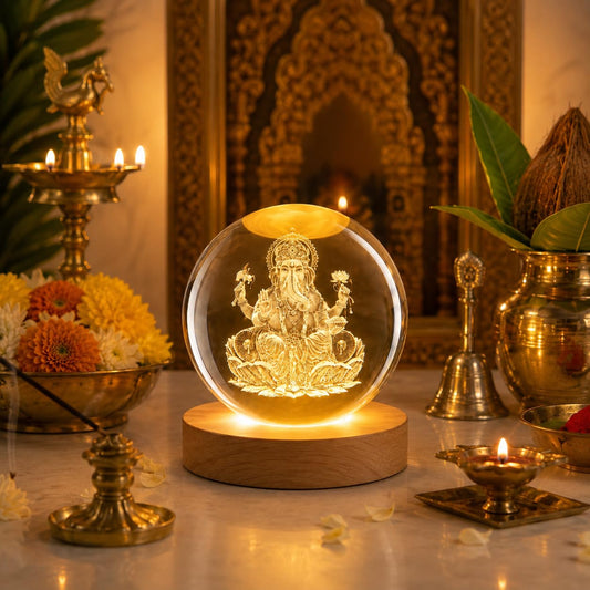 3D Crystal Radiance Lamp