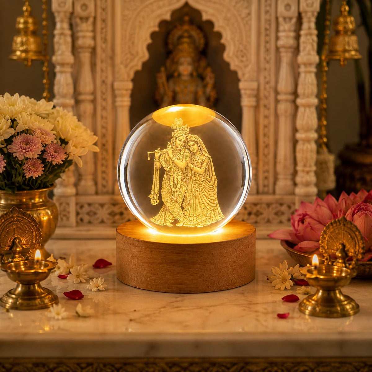 3D Crystal Radiance Lamp