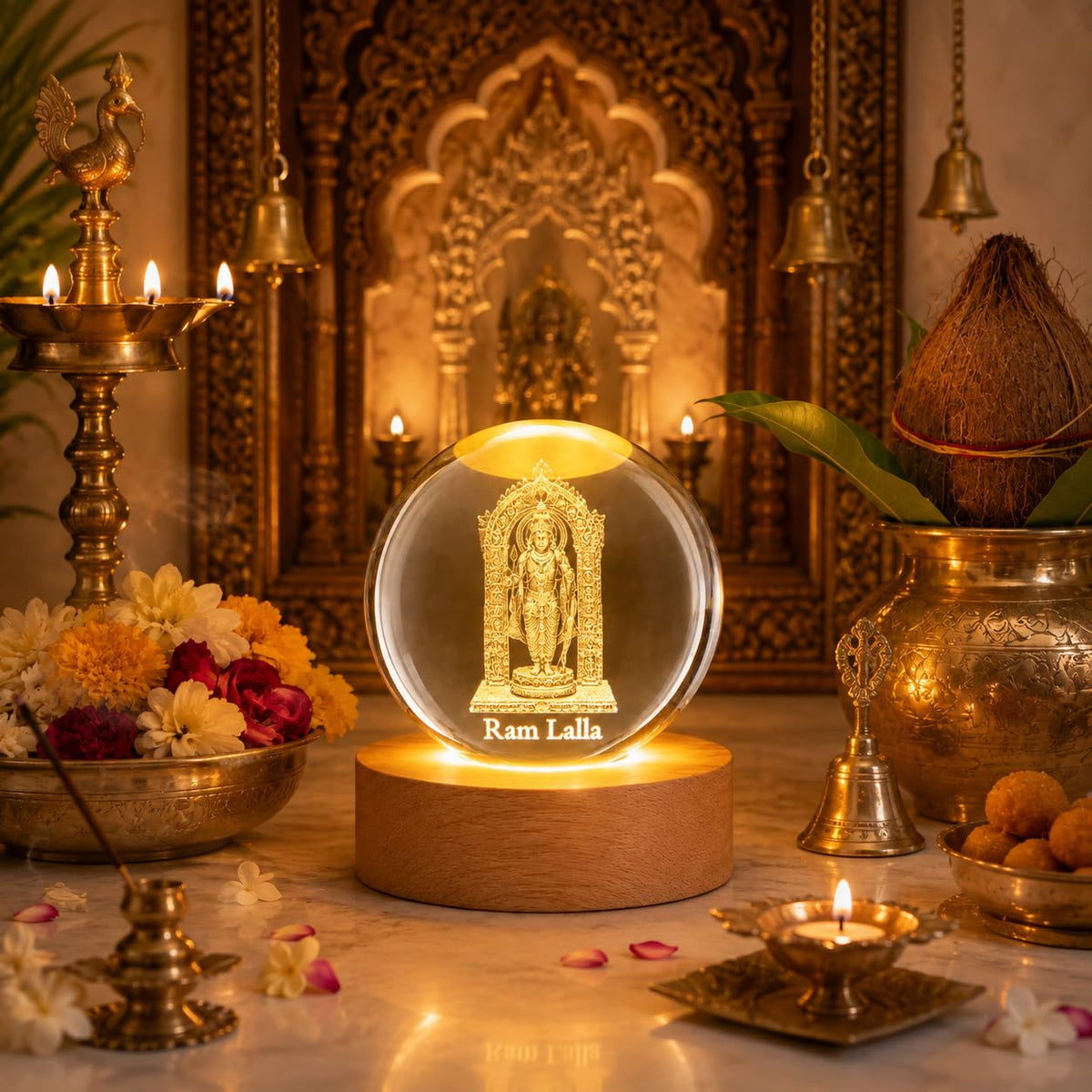 3D Crystal Radiance Lamp