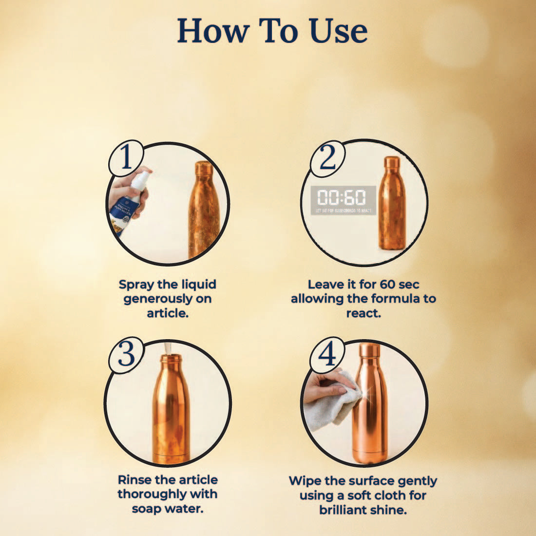 Polish & Pure Copper & Brass Cleaner Spray